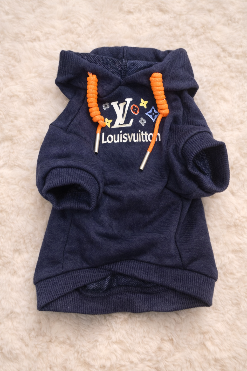 Luxury Navy Designer Pet Sweatshirt